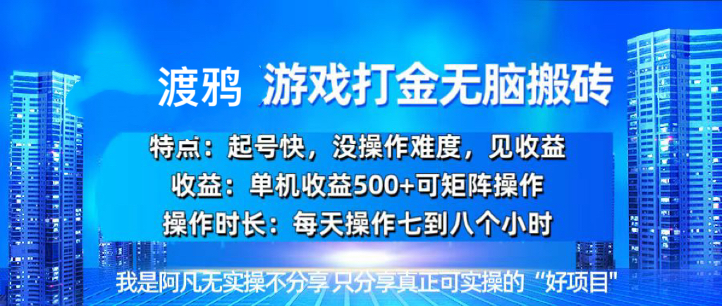 （13501期）韩国知名游戏打金无脑搬砖单机收益500+-一起网创