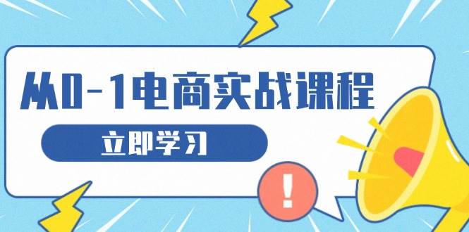 （13594期）从零做电商实战课程，教你如何获取访客、选品布局，搭建基础运营团队-一起网创