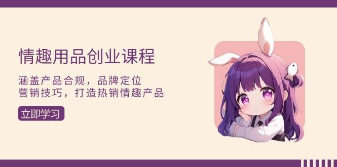 （13682期）情趣用品创业课程：涵盖产品合规，品牌定位，营销技巧，打造热销情趣产品-一起网创