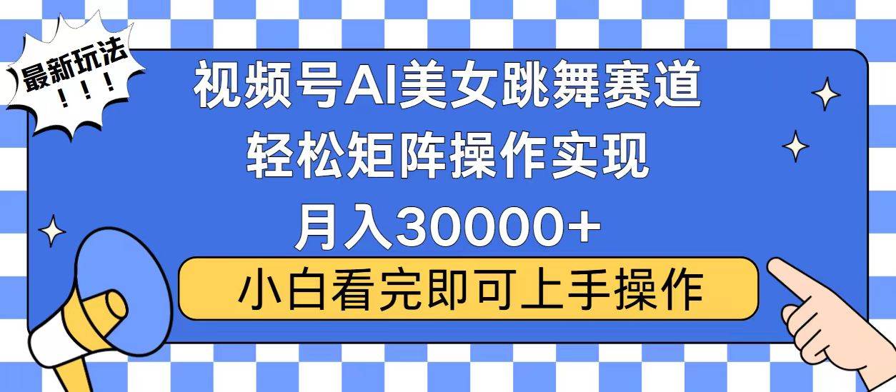 （13813期）视频号蓝海赛道玩法，当天起号，拉爆流量收益，小白也能轻松月入30000+-一起网创