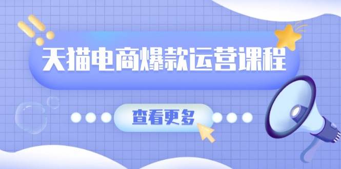 （13910期）天猫电商爆款运营课程，爆款卖点提炼与流量实操，多套模型全面学习-一起网创