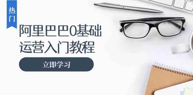 阿里巴巴运营零基础入门教程：涵盖开店、运营、推广，快速成为电商高手-一起网创