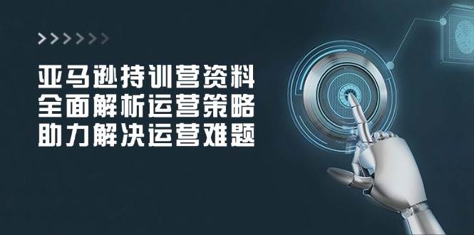 （14033期）亚马逊持训营资料，全面解析运营策略，助力解决运营难题-一起网创