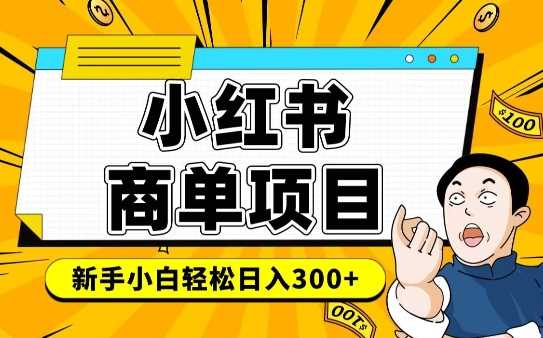 小红书千粉商单，稳定快速变现项目，实现月入6-8k并不是很难-一起网创