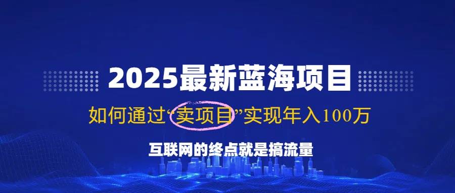 （14305期）2025最新蓝海项目，零门槛轻松复制，月入10万+，新手也能操作！-一起网创