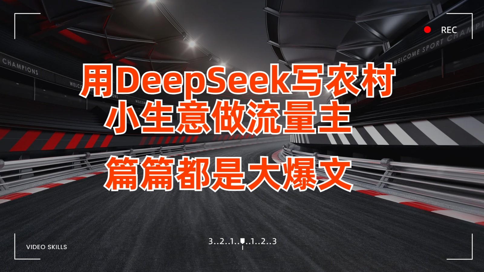 用DeepSeek写农村小生意做流量主，篇篇都是大爆文-一起网创