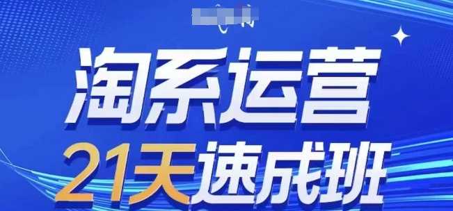 淘系运营21天速成班(更新25年3月)，0基础轻松搞定淘系运营，不做假把式-一起网创