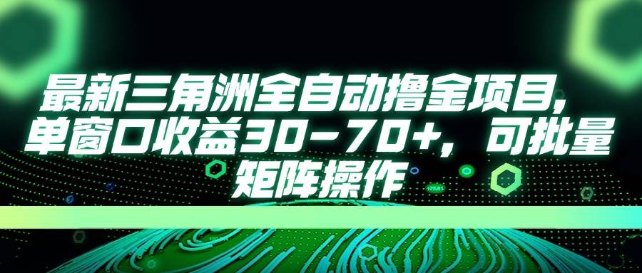 （14191期）最新三角洲全自动撸金项目，单窗口收益30-70+，可批量矩阵操作-一起网创